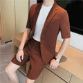 MEN'S SHORT SLEEVE BLAZER & SHORTS CO - ORD - Zarino Newstyle