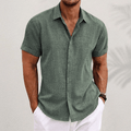 MEN'S SHORT SLEEVE CLASSIC FIT SUMMER SHIRT - Zarino Newstyle