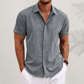MEN'S SHORT SLEEVE CLASSIC FIT SUMMER SHIRT - Zarino Newstyle