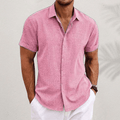 MEN'S SHORT SLEEVE CLASSIC FIT SUMMER SHIRT - Zarino Newstyle