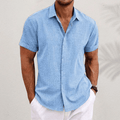 MEN'S SHORT SLEEVE CLASSIC FIT SUMMER SHIRT - Zarino Newstyle