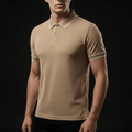 MEN'S SHORT SLEEVE PERFORMANCE KNIT POLO SUMMER SHIRT - Zarino Newstyle