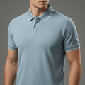 MEN'S SHORT SLEEVE PERFORMANCE KNIT POLO SUMMER SHIRT - Zarino Newstyle