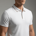 MEN'S SHORT SLEEVE PERFORMANCE KNIT POLO SUMMER SHIRT - Zarino Newstyle