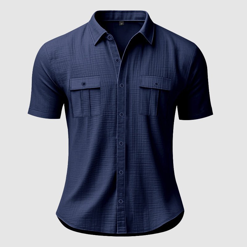 MEN'S SHORT SLEEVE SUMMER SHIRT - Zarino Newstyle