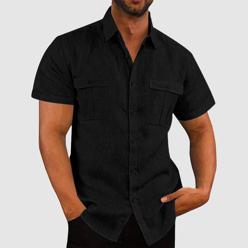 MEN'S SHORT SLEEVE SUMMER SHIRT - Zarino Newstyle