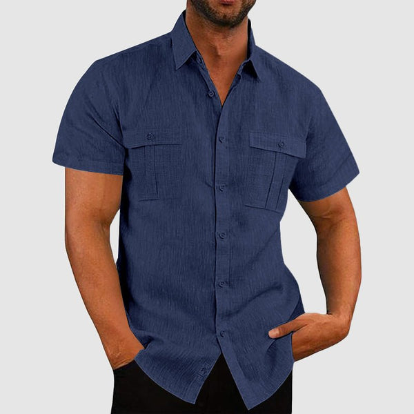 MEN'S SHORT SLEEVE SUMMER SHIRT - Zarino Newstyle