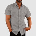MEN'S SHORT SLEEVE SUMMER SHIRT - Zarino Newstyle
