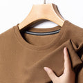MEN'S SHORT SLEEVE WAFFLE KNIT CREW NECK SUMMER T - SHIRT - Zarino Newstyle