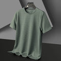 MEN'S SHORT SLEEVE WAFFLE KNIT CREW NECK SUMMER T - SHIRT - Zarino Newstyle