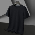 MEN'S SHORT SLEEVE WAFFLE KNIT CREW NECK SUMMER T - SHIRT - Zarino Newstyle