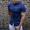 MEN'S SLIM FIT SHORT SLEEVE SHIRT - Zarino Newstyle