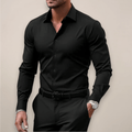 MEN'S SLIM FIT SMART LONG SLEEVE SUMMER SHIRT - Zarino Newstyle