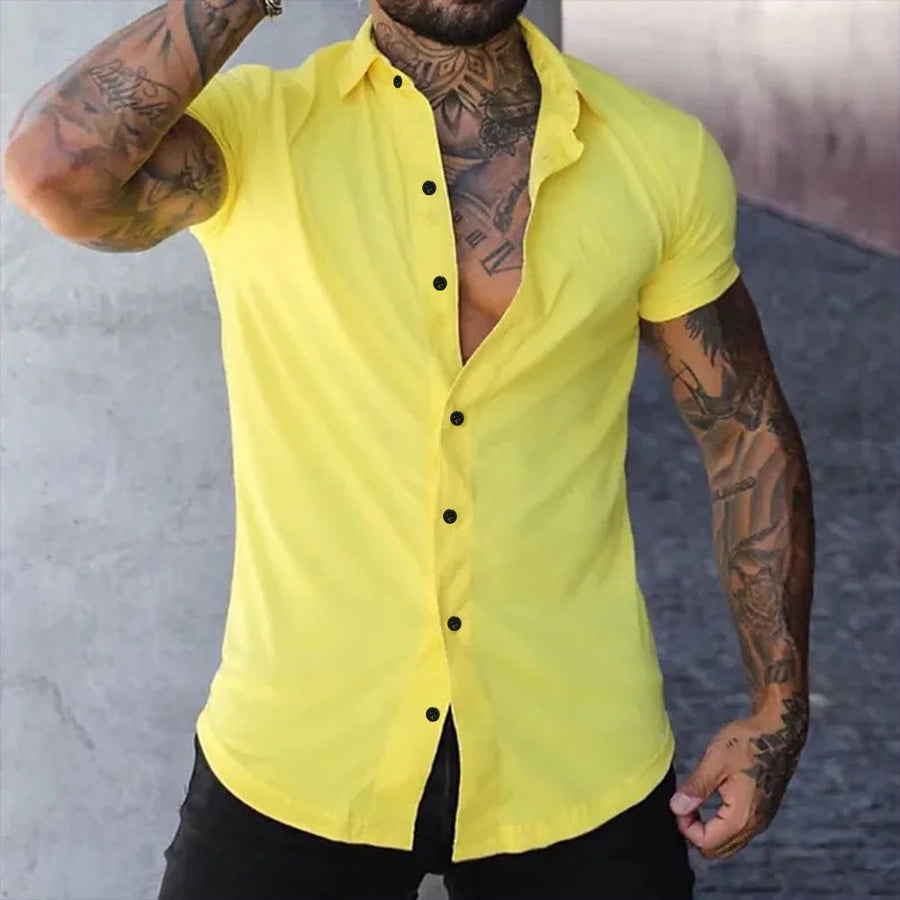 MEN'S SLIM FIT SUMMER SHIRT - Zarino Newstyle