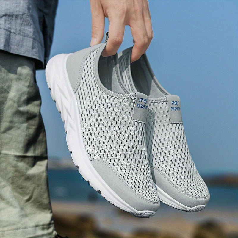 MEN'S SLIP - ON MESH SUMMER SNEAKERS - Zarino Newstyle