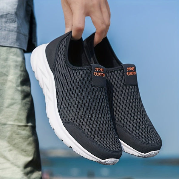 MEN'S SLIP - ON MESH SUMMER SNEAKERS - Zarino Newstyle