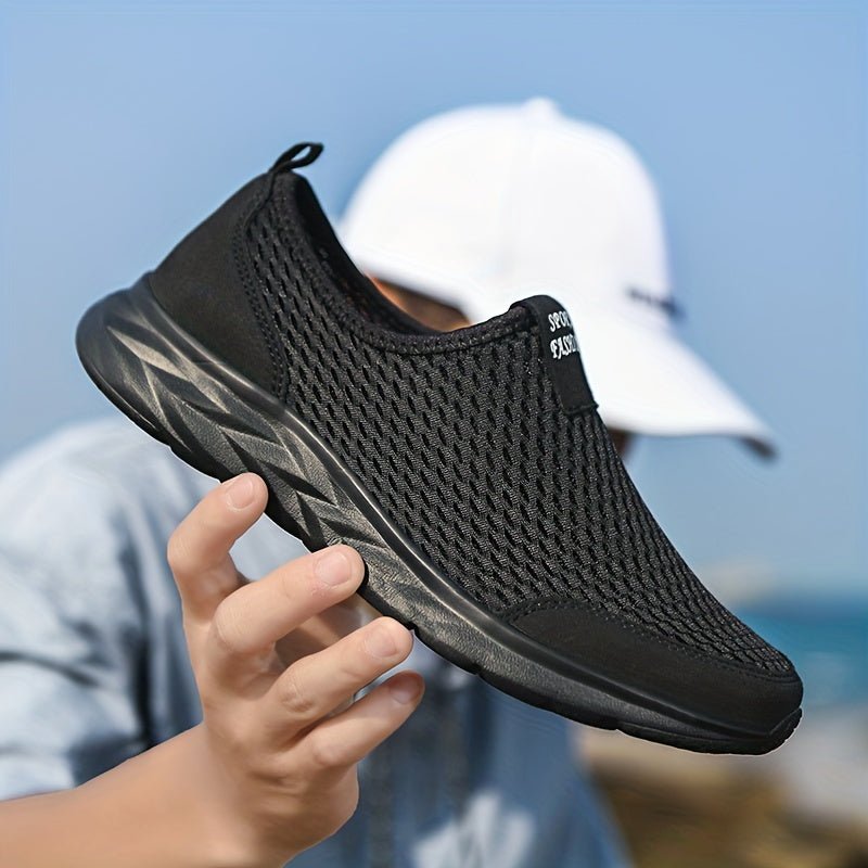 MEN'S SLIP - ON MESH SUMMER SNEAKERS - Zarino Newstyle