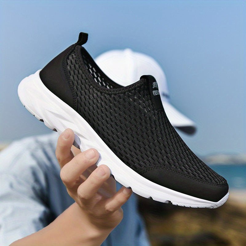 MEN'S SLIP - ON MESH SUMMER SNEAKERS - Zarino Newstyle