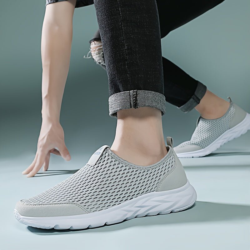 MEN'S SLIP - ON MESH SUMMER SNEAKERS - Zarino Newstyle