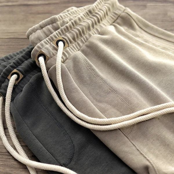 MEN'S SOFT KNIT DRAWSTRING RELAXED SUMMER SHORTS