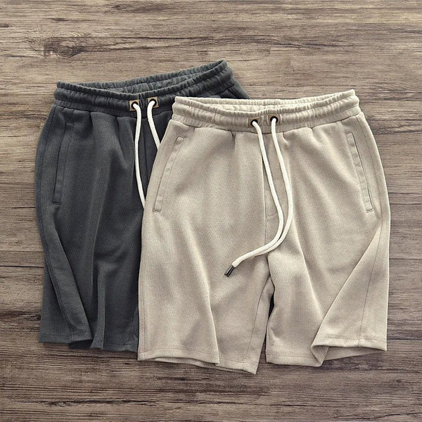 MEN'S SOFT KNIT DRAWSTRING RELAXED SUMMER SHORTS - Zarino Newstyle