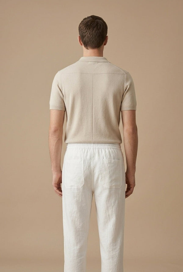 MEN'S STRAIGHT LEG DRAWSTRING TROUSERS
