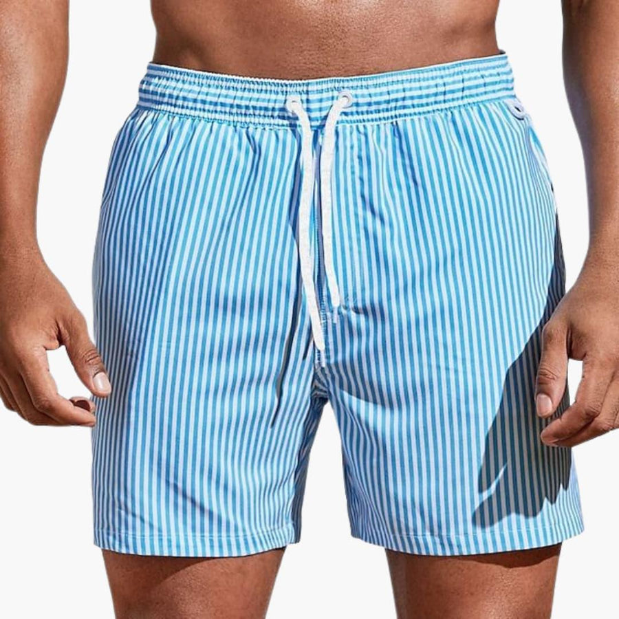 MEN'S STRIPED SUMMER BOARD SHORTS - Zarino Newstyle