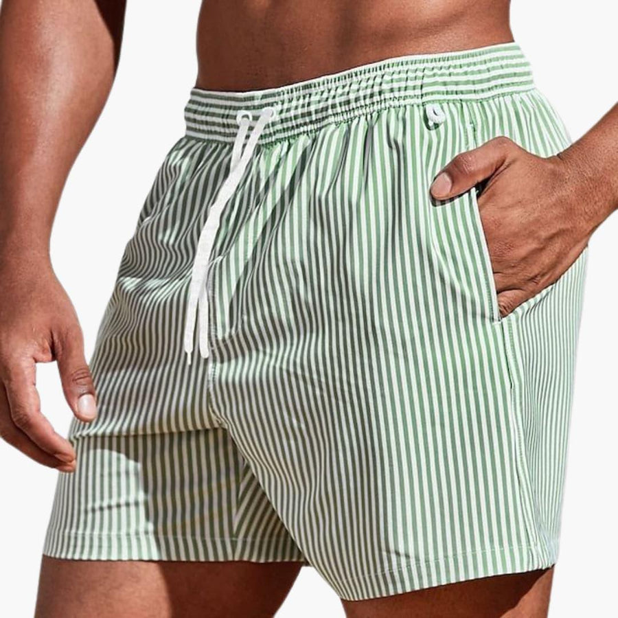 MEN'S STRIPED SUMMER BOARD SHORTS - Zarino Newstyle
