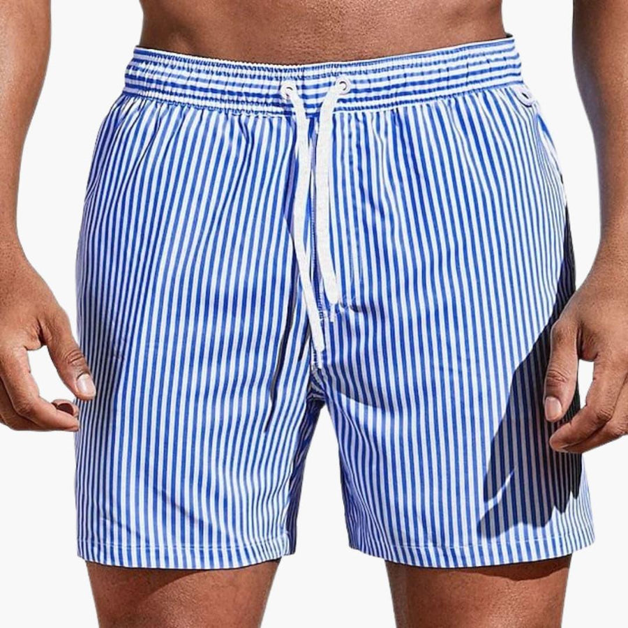MEN'S STRIPED SUMMER BOARD SHORTS - Zarino Newstyle