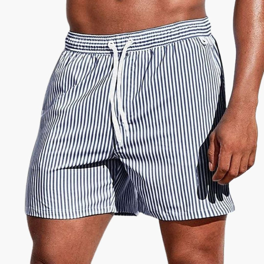 MEN'S STRIPED SUMMER BOARD SHORTS - Zarino Newstyle