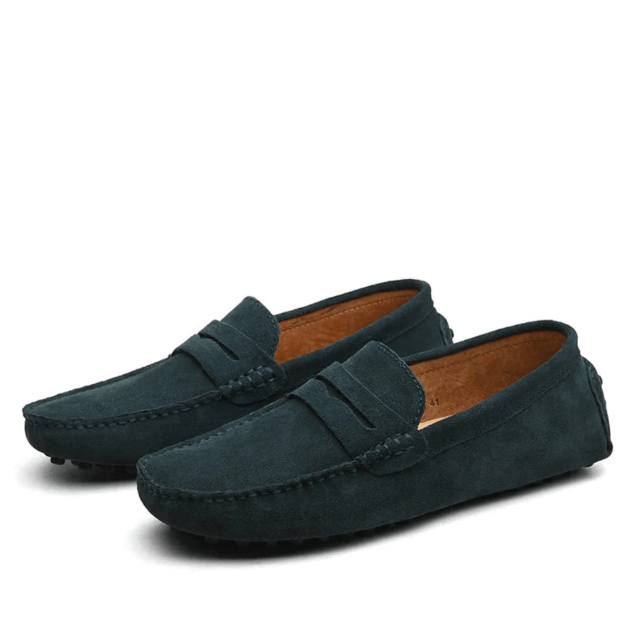 MEN'S SUEDE PENNY DRIVING LOAFERS - Zarino Newstyle