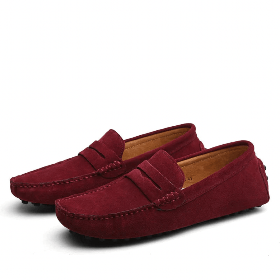 MEN'S SUEDE PENNY DRIVING LOAFERS - Zarino Newstyle