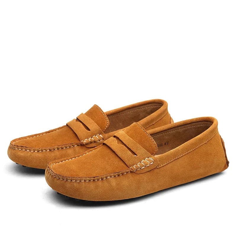 MEN'S SUEDE PENNY DRIVING LOAFERS - Zarino Newstyle