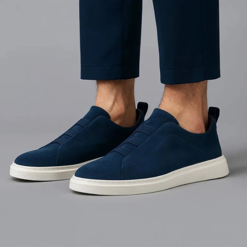 MEN'S SUEDE SLIP - ON SNEAKERS - Zarino Newstyle