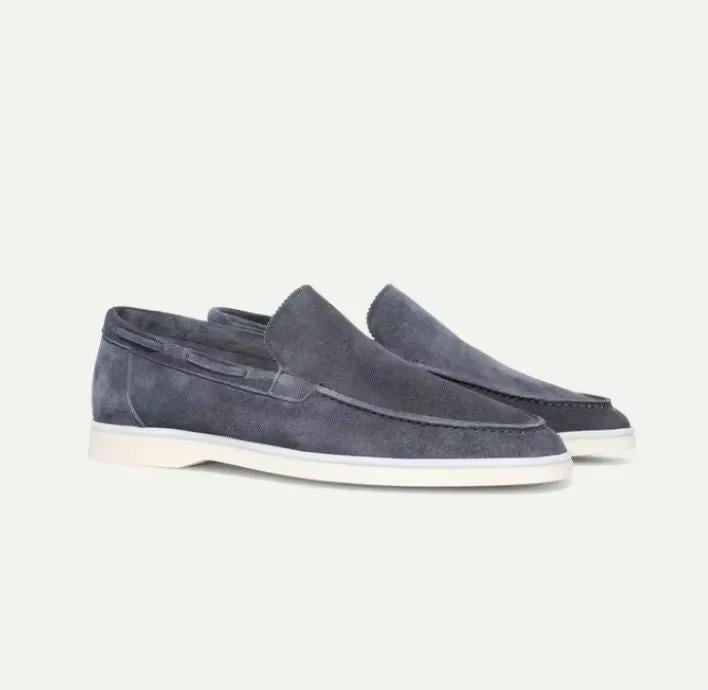 MEN'S SUEDE SLIP - ON YACHT LOAFERS SMART CASUAL SHOES - Zarino Newstyle