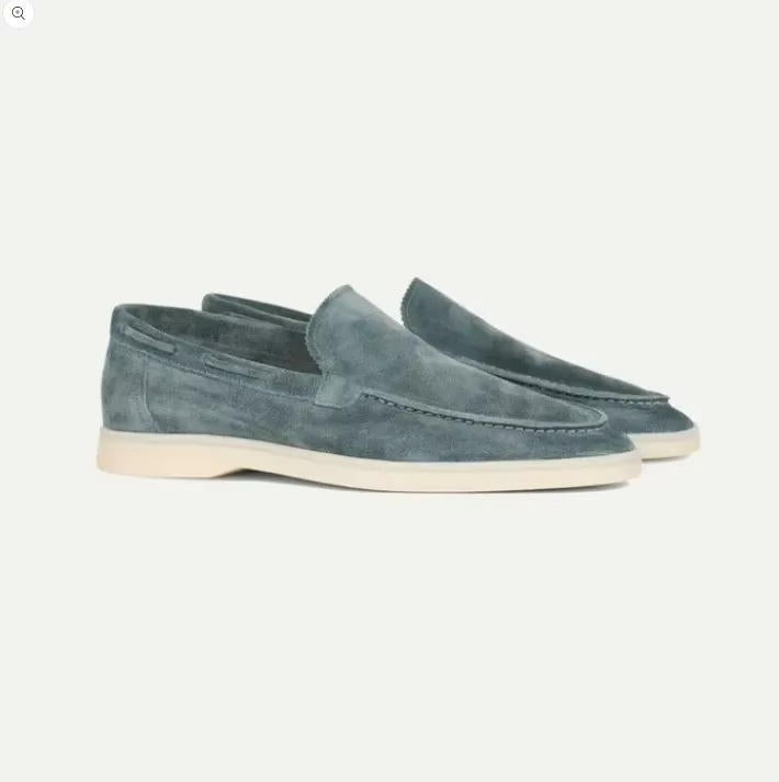 MEN'S SUEDE SLIP - ON YACHT LOAFERS SMART CASUAL SHOES - Zarino Newstyle