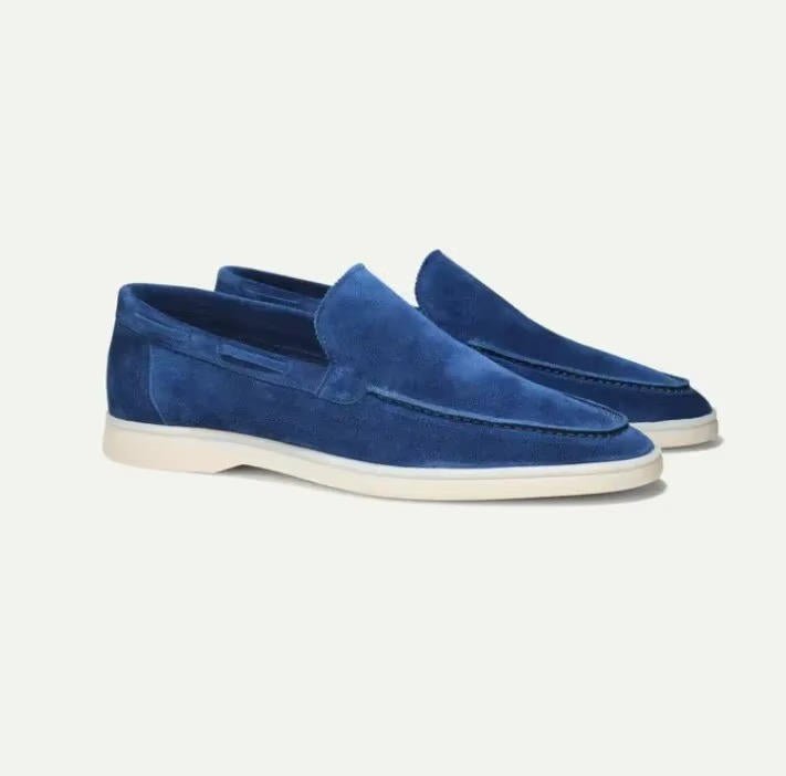MEN'S SUEDE SLIP - ON YACHT LOAFERS SMART CASUAL SHOES - Zarino Newstyle