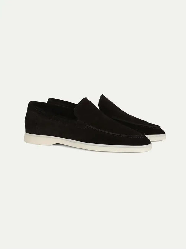 MEN'S SUEDE SLIP-ON YACHT LOAFERS SMART CASUAL SHOES