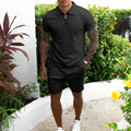 MEN'S SUMMER 2 PIECE POLO SHIRT & SHORTS SET - Zarino Newstyle