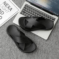 MEN'S SUMMER LEATHER SLIDE SANDALS - Zarino Newstyle