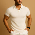MEN'S SUMMER RIBBED POLO SHIRT - Zarino Newstyle