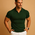 MEN'S SUMMER RIBBED POLO SHIRT - Zarino Newstyle