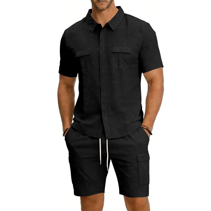 MEN'S SUMMER SHIRT AND SHORTS SET - Zarino Newstyle