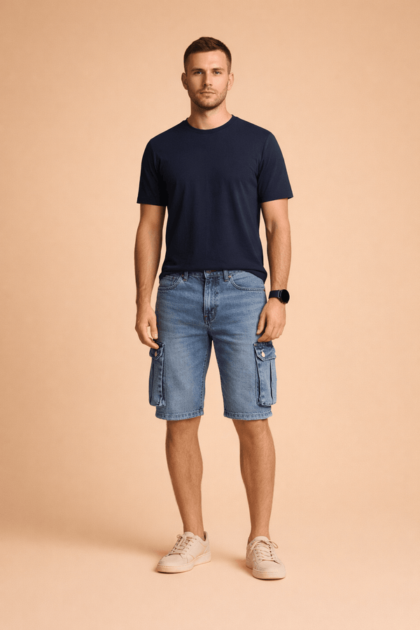 MEN'S SUMMER SLIM FIT DENIM SHORTS - Zarino Newstyle