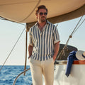 MEN'S SUMMER STRIPED SHIRT - Zarino Newstyle
