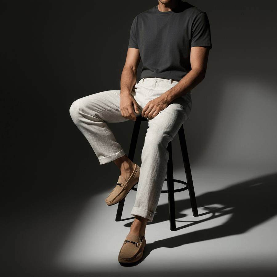 MEN'S SUMMER SUEDE LOAFERS - Zarino Newstyle