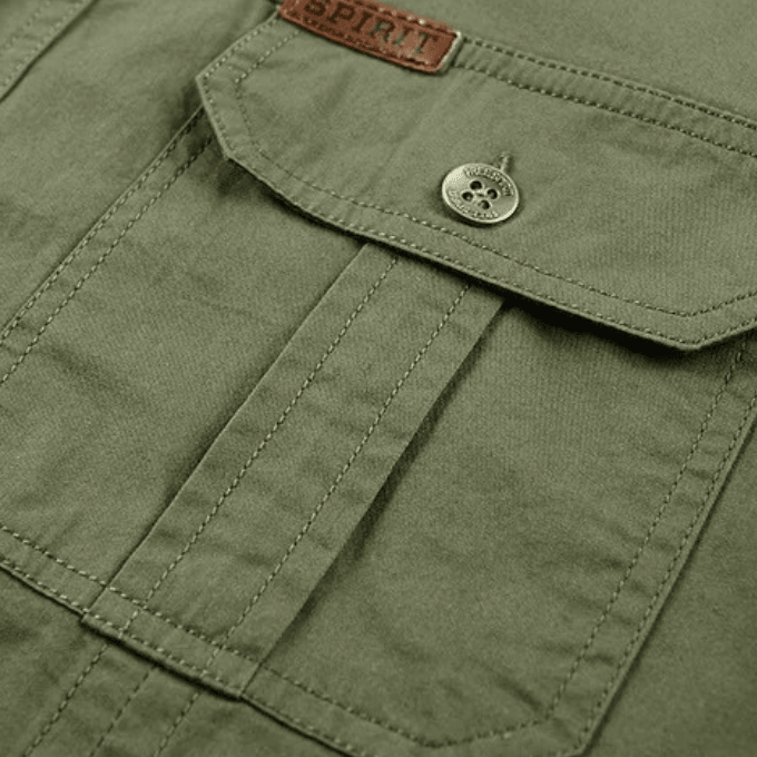 MEN'S SUMMER UTILITY SHORT SLEEVE SHIRT - Zarino Newstyle