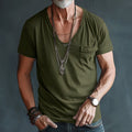 MEN'S SUMMER V - NECK T - SHIRT - Zarino Newstyle