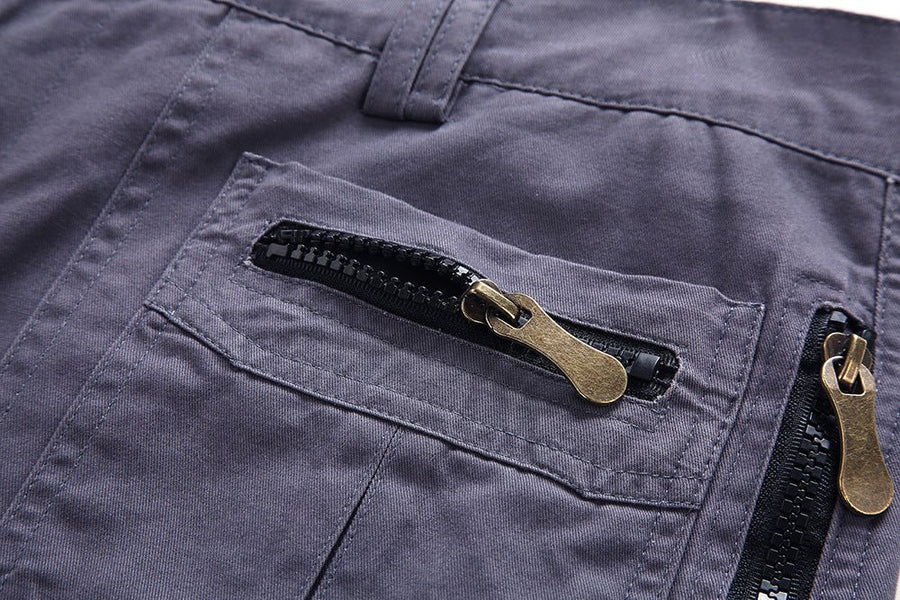MEN'S TACTICAL MULTI - POCKET CARGO SUMMER SHORTS - Zarino Newstyle