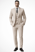 MEN'S TAILORED THREE PIECE SUIT - Zarino Newstyle